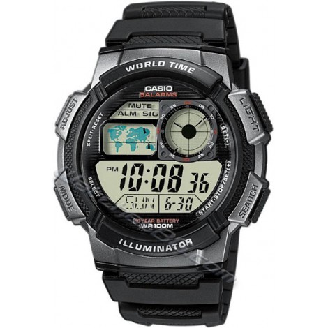 CASIO AE-1000W-1BV Sport Timer